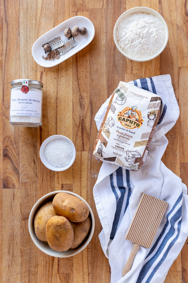 Ingredienti per preparare i tuoi gnocchi